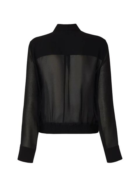 PINKO embellished sheer shirt - Black - zdjęcie produktu nr 2
