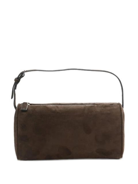 The Row 90's zip suede mini bag - Brown - zdjęcie produktu nr 1
