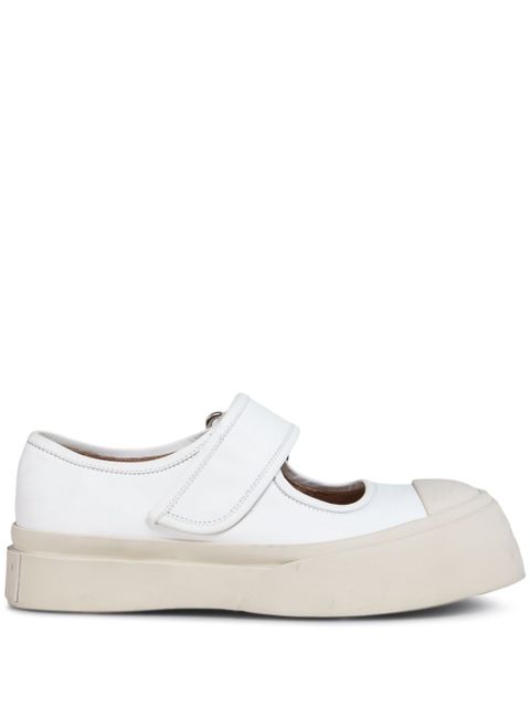 Marni leather Mary Jane sneakers - White - zdjęcie produktu nr 1