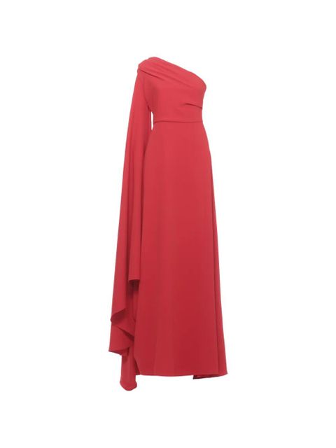 Solace London one-shoulder dress - Red - zdjęcie produktu nr 1