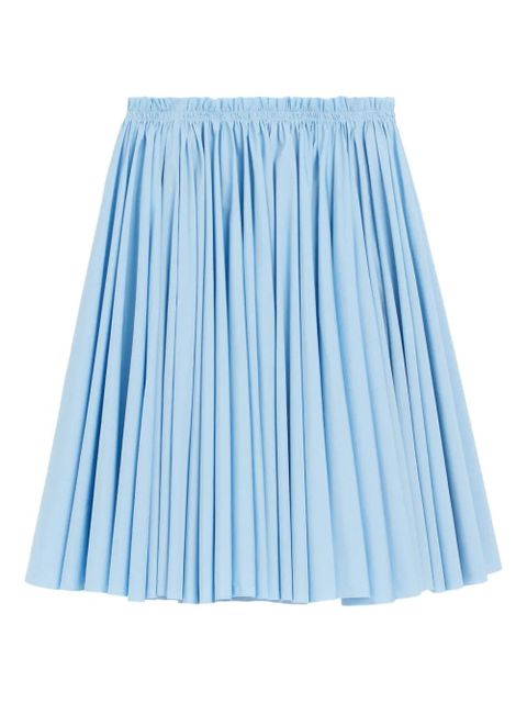 AMI Paris corolla A-line midi skirt - Blue - zdjęcie produktu nr 1