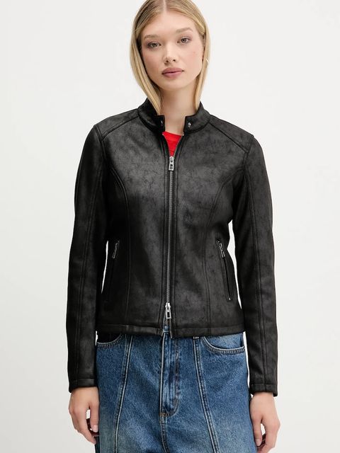 Desigual kurtka BASIC kolor czarny przejściowa 25WWEW43 - zdjęcie produktu nr 1