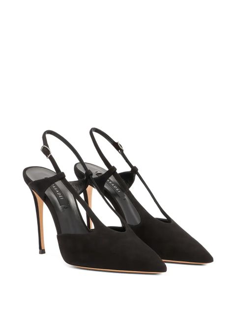 Casadei 100mm Julia Camoscio pumps - Black