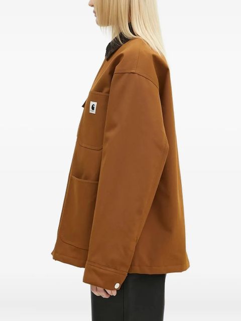 Carhartt WIP corduroy-collar pocket jacket - Brown - zdjęcie produktu nr 2