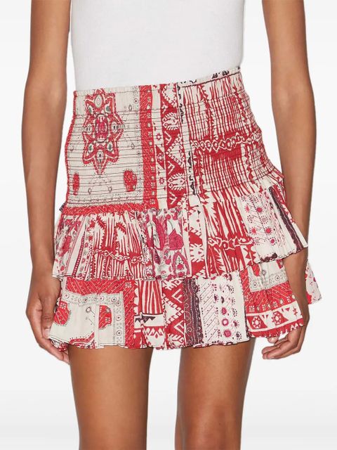 MARANT ÉTOILE Naomi mini skirt - Red - zdjęcie produktu nr 2