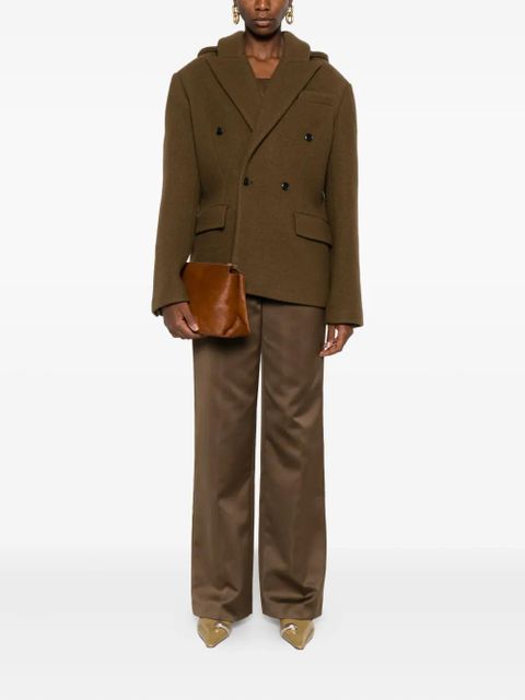 Nanushka double-breasted coat - Brown - zdjęcie produktu nr 2