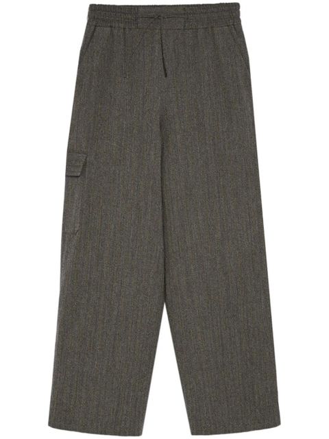 Yves Salomon drawstring cargo trousers - Grey - zdjęcie produktu nr 1