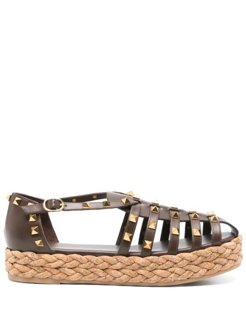 Valentino Garavani Rockstud espadrilles - Brown - zdjęcie produktu nr 1