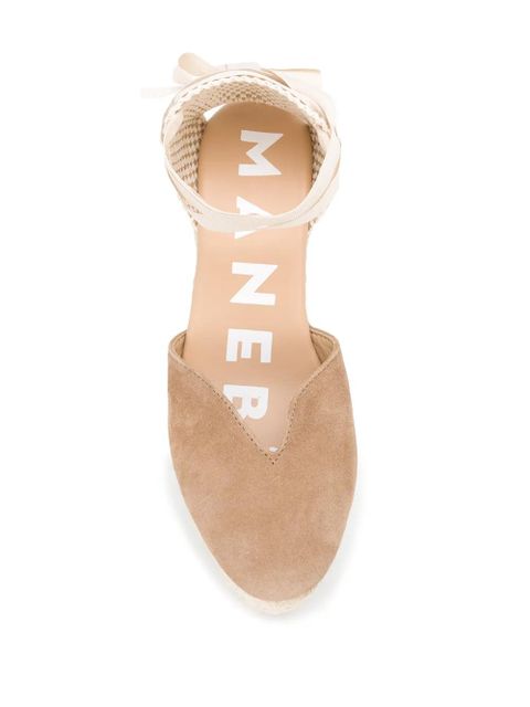 Manebi Hamptons wedge espadrilles - Neutrals