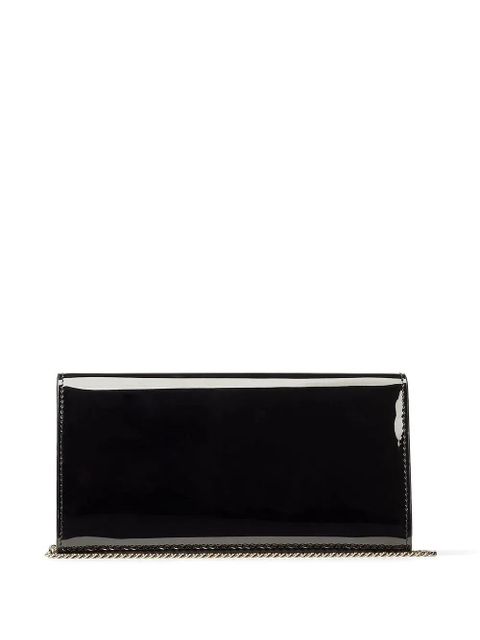 Jimmy Choo Emmie patent leather clutch bag - Black - zdjęcie produktu nr 2