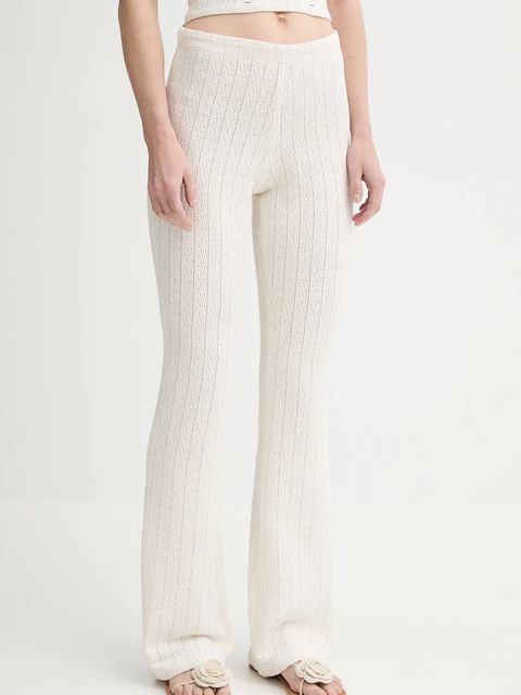 Sessun kombinezon kolor beżowy z dekoltem karo 25219000