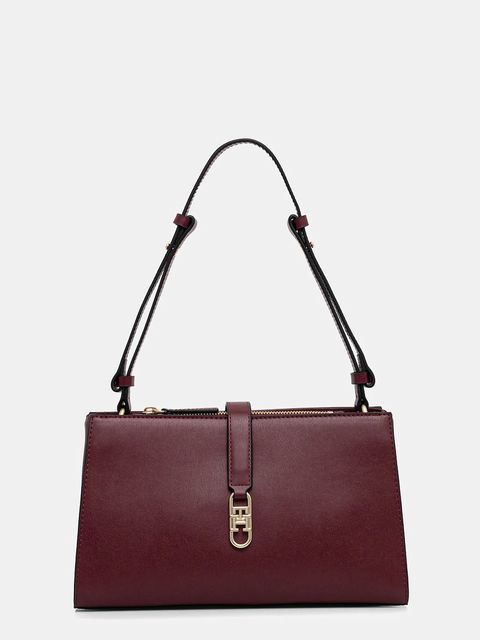 Tommy Hilfiger torebka kolor bordowy AW0AW17718 - zdjęcie produktu nr 1