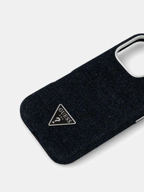 Guess etui na telefon iPhone 16 Pro kolor czarny GUHMP16LRJFWTLK