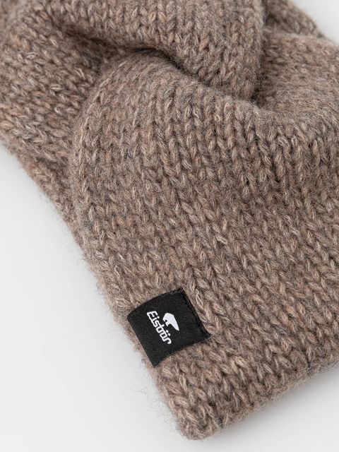 Eisbar opaska z dodatkiem wełny Fenna STB kolor brązowy E36150 - zdjęcie produktu nr 2