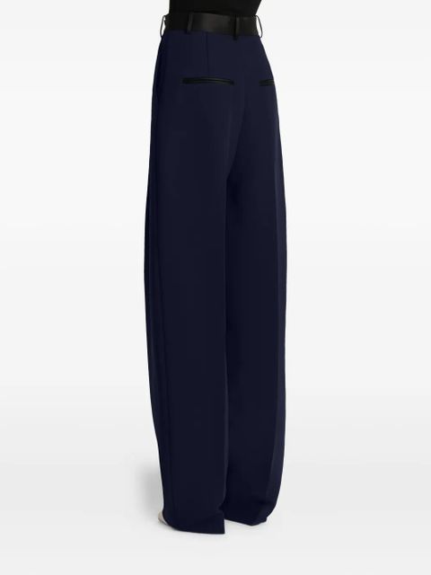 KHAITE Cullen pleated trousers - Blue