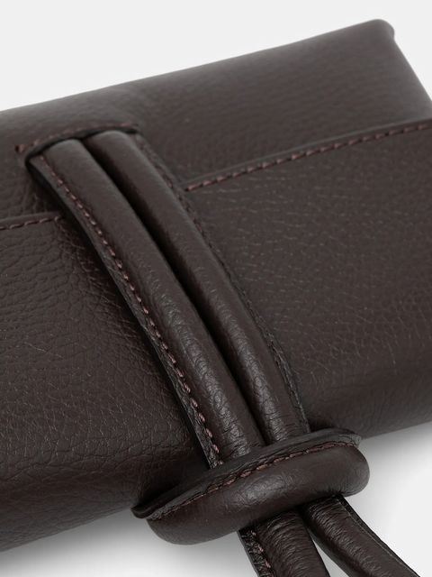 Answear.LAB kopertówka skórzana kolor brązowy