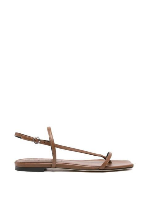 Aeyde square-toe slingback sandals - Brown - zdjęcie produktu nr 1