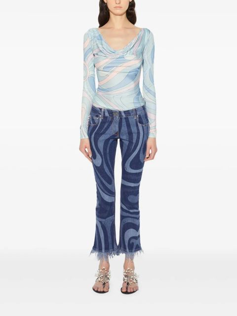 PUCCI long sleeve blouse - Blue