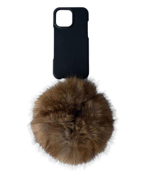 Balenciaga logo-embossed iPhone 16 Pro Max case - Black - zdjęcie produktu nr 1