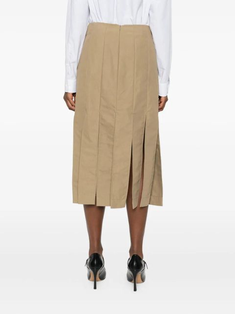 Simone Rocha multi slit skirt - Neutrals