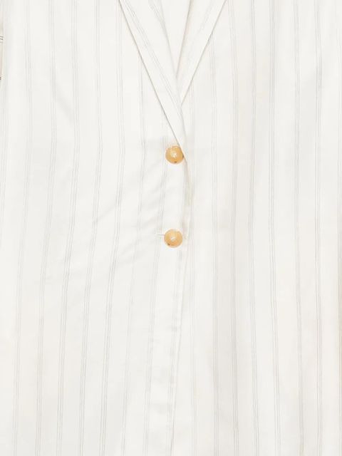 Alysi striped buttoned jacket - Neutrals
