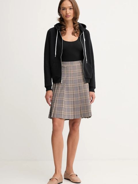 Polo Ralph Lauren bluza damska kolor czarny z kapturem gładka 211943008 - zdjęcie produktu nr 2