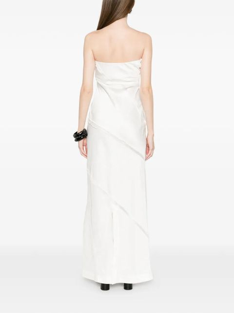 ENTIRE STUDIOS ribbon bandeau dress - White