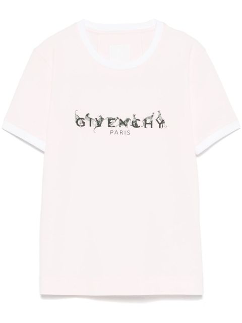 Givenchy logo-print T-shirt - Pink - zdjęcie produktu nr 1
