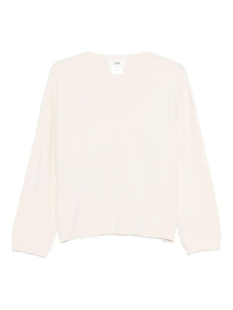 SOLOTRE round-neck sweater - White - zdjęcie produktu nr 1