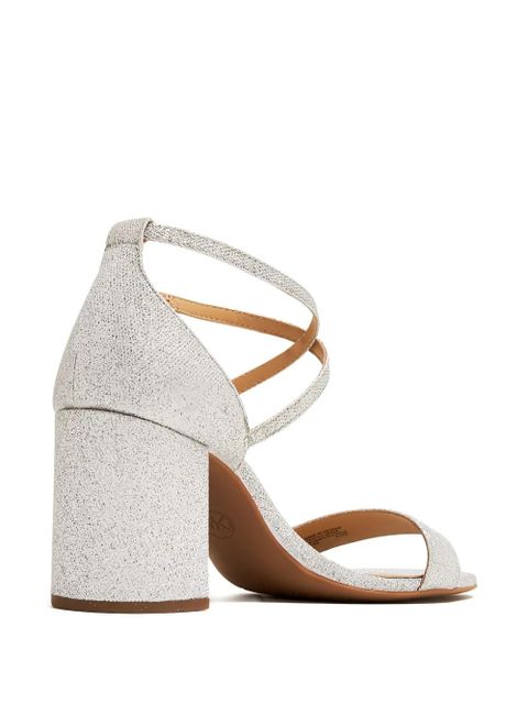 Michael Kors 80mm block-heel sandals - Silver