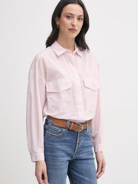 United Colors of Benetton koszula damska z bawełną - zdjęcie produktu nr 2