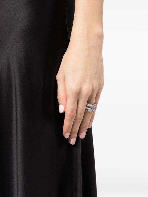 Swarovski Hyperbola crystal-embellished ring - Silver - zdjęcie produktu nr 2