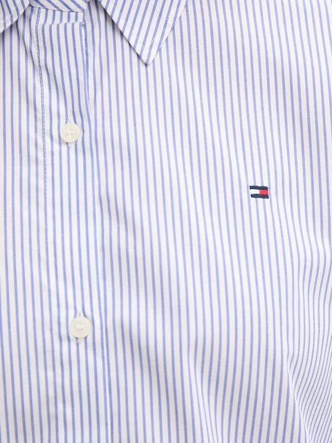 Tommy Hilfiger koszula damska kolor niebieski regular z kołnierzykiem klasycznym WW0WW47169