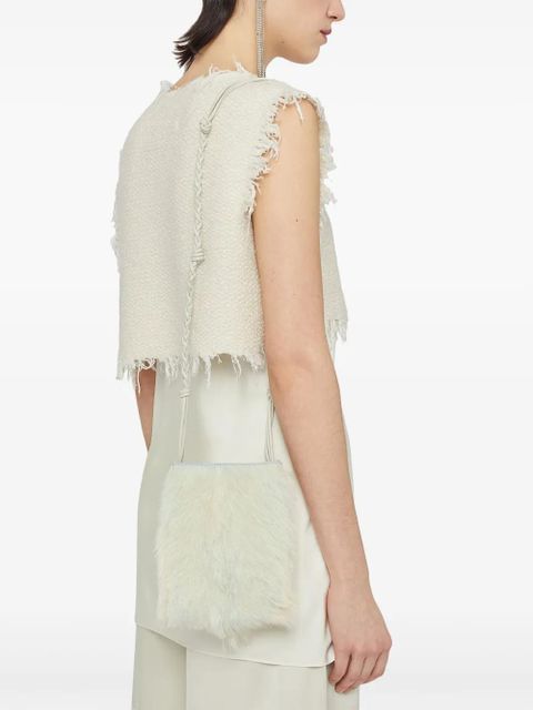 Jil Sander small Tangle body bag - White