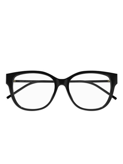 Saint Laurent Eyewear acetate cat-eye glasses - Black - zdjęcie produktu nr 1