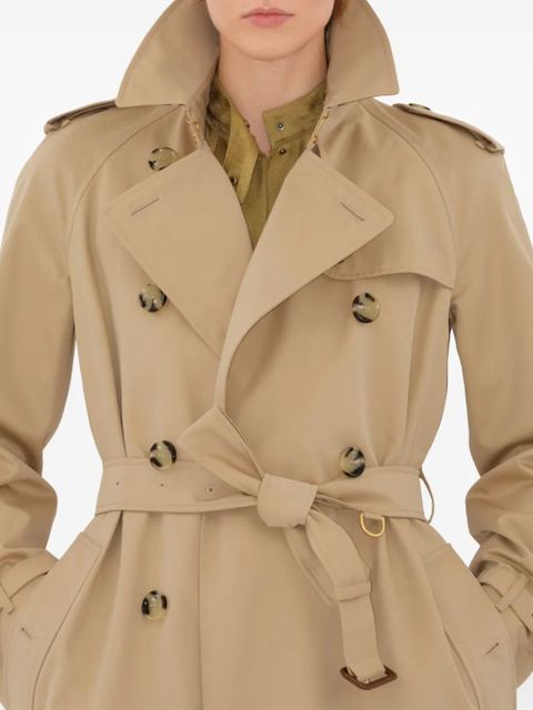 Burberry double-breasted trench coat - Neutrals
