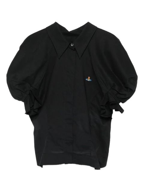 Vivienne Westwood Gexy puff-sleeve button shirt - Black - zdjęcie produktu nr 1