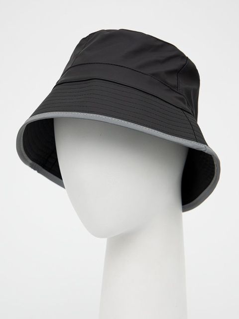 Rains kapelusz 14070 Bucket Hat Reflective kolor czarny 14070.70-BlackRefle