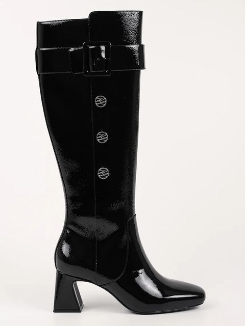 Karl Lagerfeld kozaki BEATA damskie kolor czarny na słupku KL31475A - zdjęcie produktu nr 1