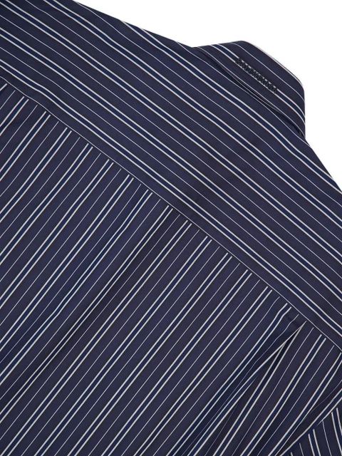 Balenciaga stripe cotton mini shirt dress - Blue - zdjęcie produktu nr 2