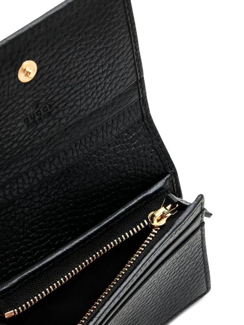 Gucci logo-plaque card case - Black