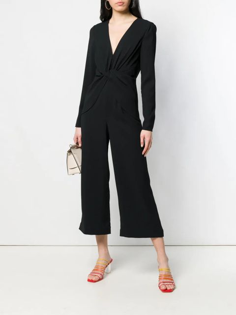 Self-Portrait knot front jumpsuit - Black - zdjęcie produktu nr 2