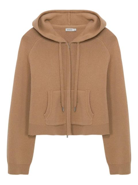 Simkhai zip-front hoodie - Brown
