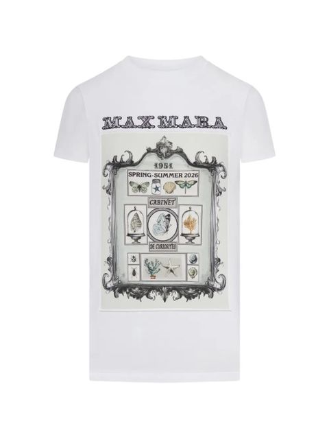 Max Mara graphic-print T-shirt - White - zdjęcie produktu nr 1