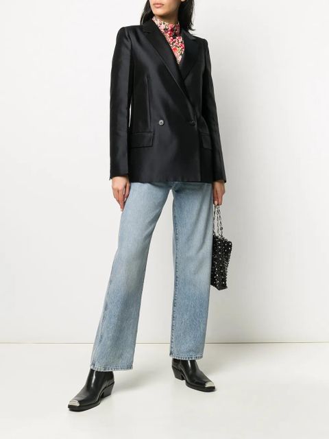 Givenchy plain double-breasted blazer - Blue - zdjęcie produktu nr 2