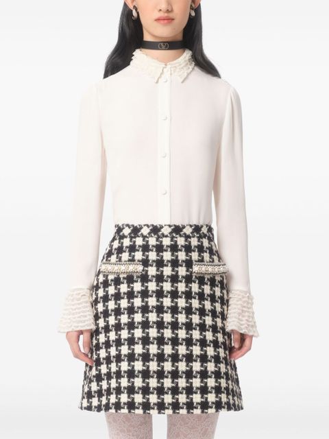 Valentino Garavani georgette shirt - White