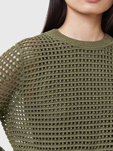 AllSaints sukienka i sweter MIRO kolor zielony maxi prosta W179DC - zdjęcie produktu nr 2