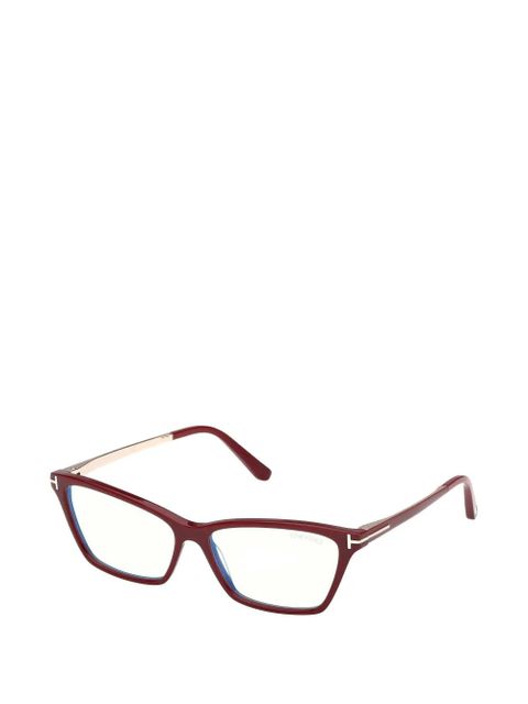 TOM FORD Eyewear cat-eye frame glasses - Red - zdjęcie produktu nr 2