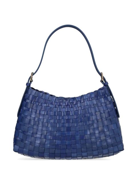 DRAGON DIFFUSION Salvage woven-leather shoulder bag - Blue - zdjęcie produktu nr 1