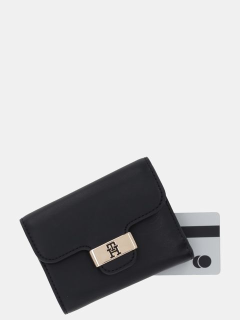 Tommy Hilfiger portfel damski kolor czarny AW0AW18034